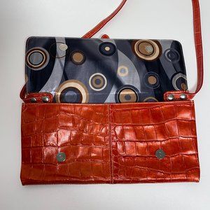 CLAUDIA leather clutch